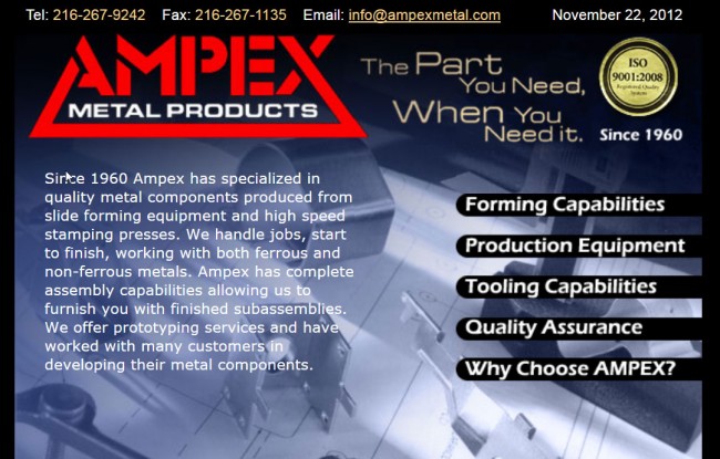 Ampex Metal