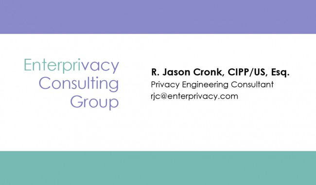 Enterprivacy business card