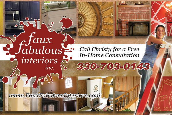 Faux Fabulous Interiors Post Card