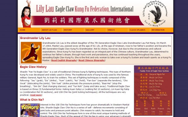 Lily Lau Eagle Claw